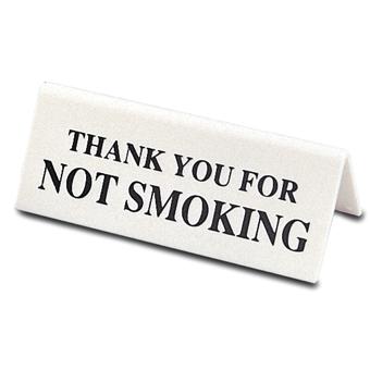 Thank You For Not Smoking Sign - Packet Of 5