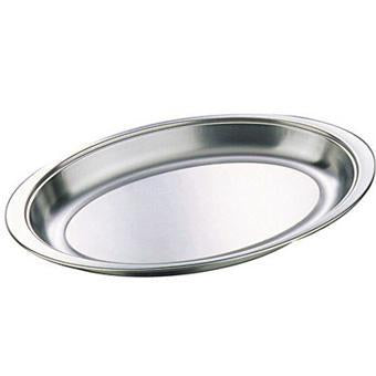 Oval Stainless Steel Banqueting Dish