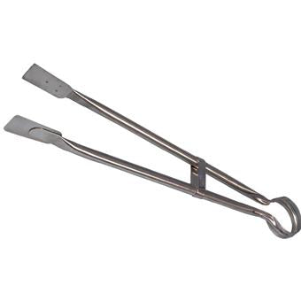 Genware Stainless Steel Steak Tongs (21 Inches)