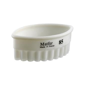 Matfer Exoglass Oval Pastry Cutter - 85 x 50mm