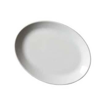 Genware White Oval Plate