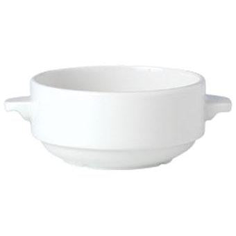 Steelite Simplicity Stacking Handled Soup Bowl