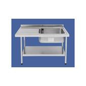 Stainless Steel Sink Unit Single Bowl