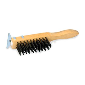 Griddle Brush With Steel Scraper