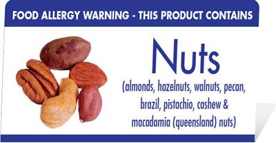Allergy Buffet Notices (Nuts)