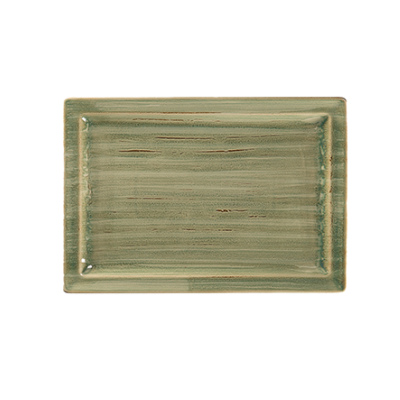 Rakstone Spot Emerald Rectangle Plate 13x9" (33x23cm)