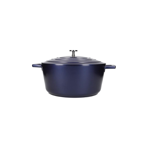 MasterClass Cast Alum Metallic Blue Casserole Dish (24cm, 4L)