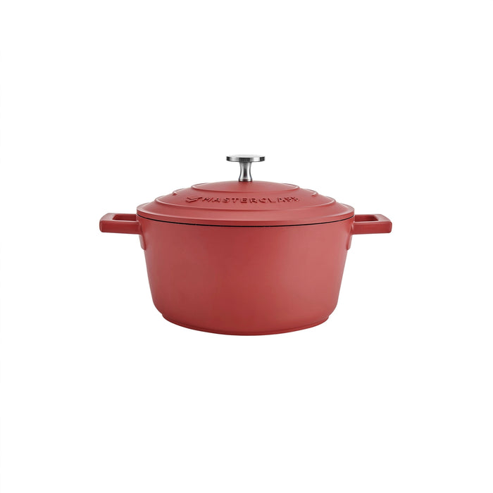 MasterClass Cast Alum Casserole Dish, Red, 20cm/2.5L