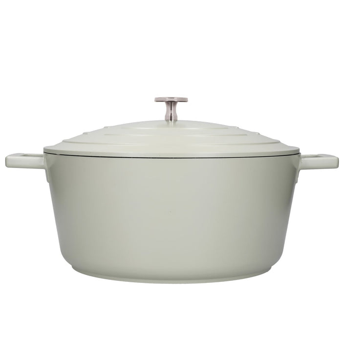 MasterClass Cast Aluminium Casserole Dish, 5L, Mint Green