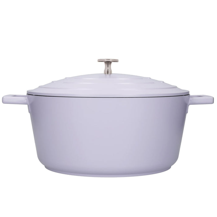 MasterClass Cast Aluminium Casserole Dish, 5L, Lavender