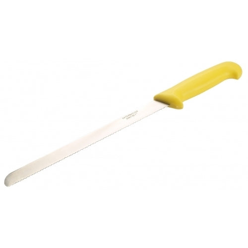 10" Serrated Yellow Carving Knife