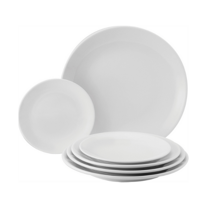 Apollo White Coupe Plate 12" (30cm)