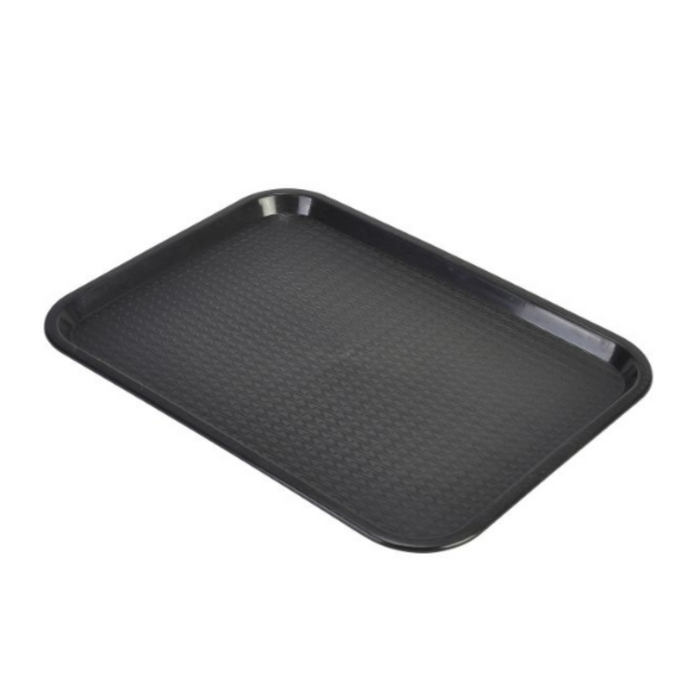 Plastic Fast Food Black Tray 18x14" (45.7x35.5cm)