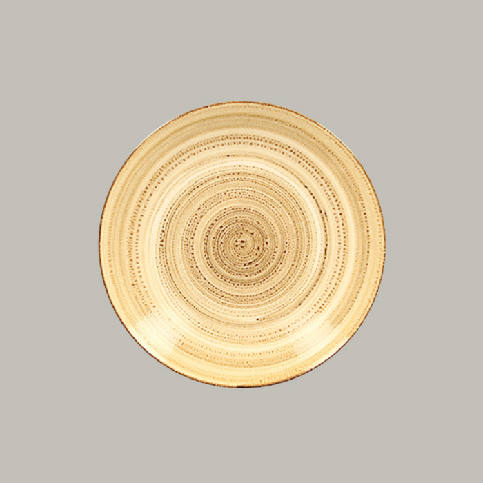 Twirl Deep Coupe plate - Beach Beige 26cm