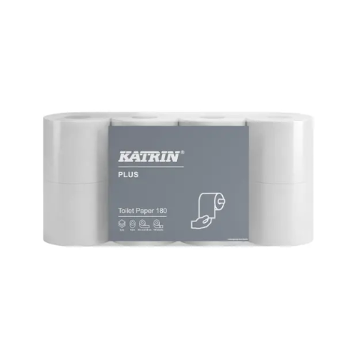 Katrin Plus Toilet Paper Roll 180 Sheets 3-Ply