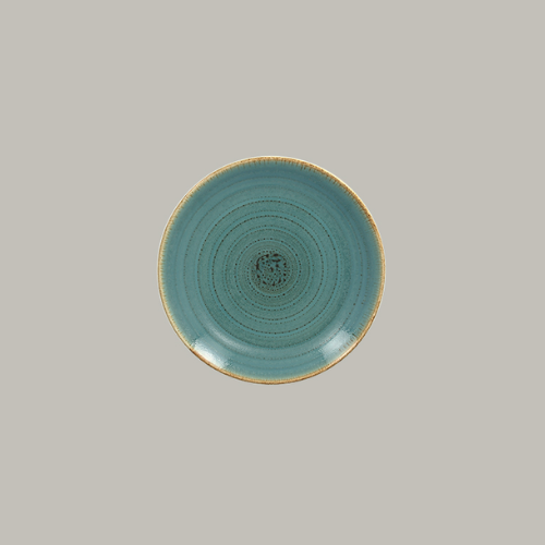 Twirl Flat coupe plate - lagoon 21cm