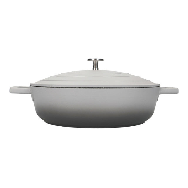 MasterClass Cast Aluminium Shallow Casserole Dish Grey Ombre (28cm 4Litre)