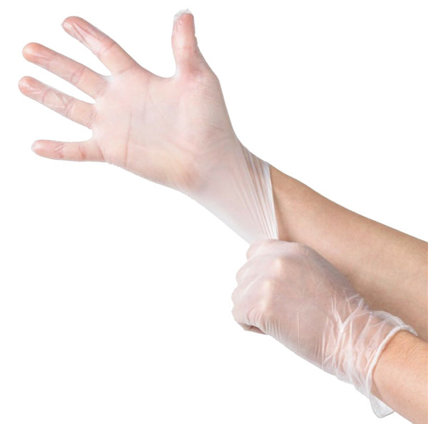Deli Fit Glove PF Clear Med