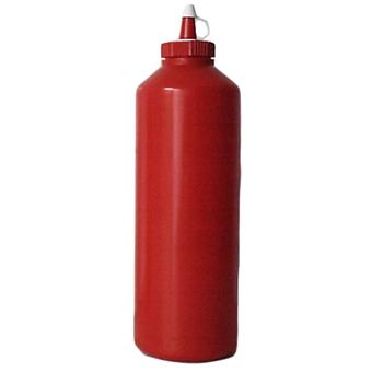 Large Red Sauce Bottle (1L)
