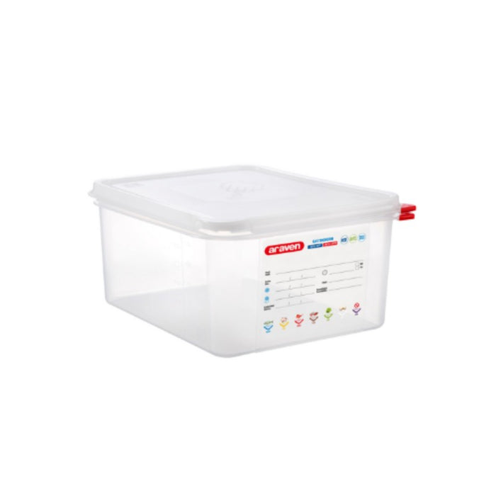 Araven Half Size (1/2) Gastronorm Food Storage Container - (Click for sizes)