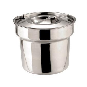Stainless Steel Round Bain Marie Pot (8 Pint)