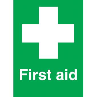 Signage First Aid S/A 150X100 mm