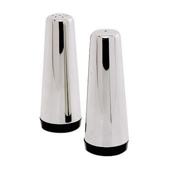 Stainless Steel Screw Base Conical Condiment Set