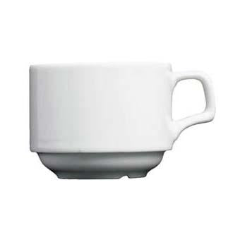 Genware White Stacking Cup