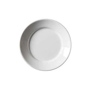 Genware White Deep Winged Plate - Set of 6