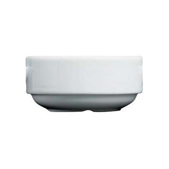 Genware White Unhandled Soup Bowl