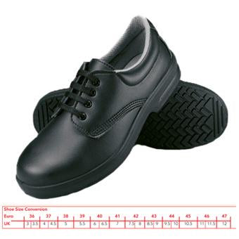 Denny Black Steel Toecap Safety Shoe Dk42