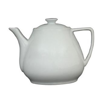 Genware White Contemporary Teapot