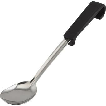Genware Buffetpro Small Black Serving Spoon