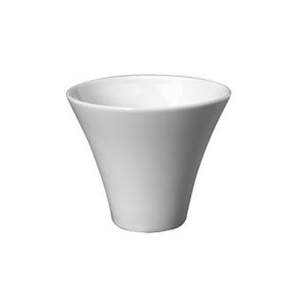 Loop White Conical Bowls
