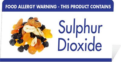 Allergy Buffet Notices (Sulphur Dioxide)