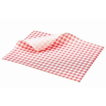 Greaseproof Paper Red 25 X 20cm Per 1000