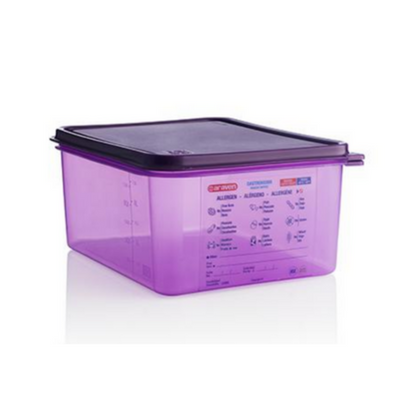 Araven Purple Allergen Airtight Container GN1/2 10L