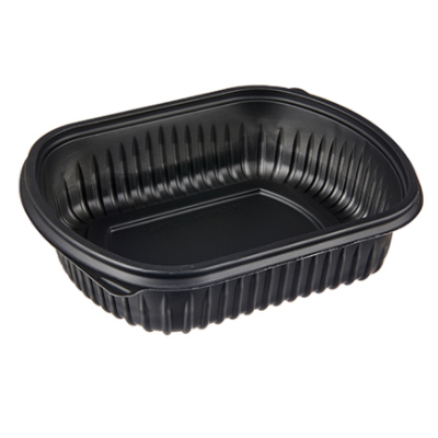 Black One Compartment Container 32oz
