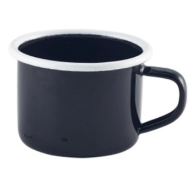 Black Enamel Mini Mug