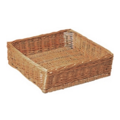 Dark Willow Basket 13.8x13.8x3.9" (35x35x10cm)