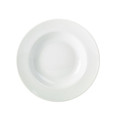 Genware White Soup Plate 230mm Per 6