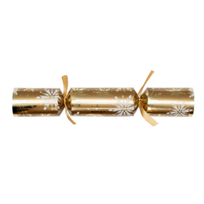Gold Snowflake Christmas Cracker 11"