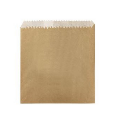Kraft Greaseproof Lined Chip Bags 3.3x4.3" (8.5x11cm)