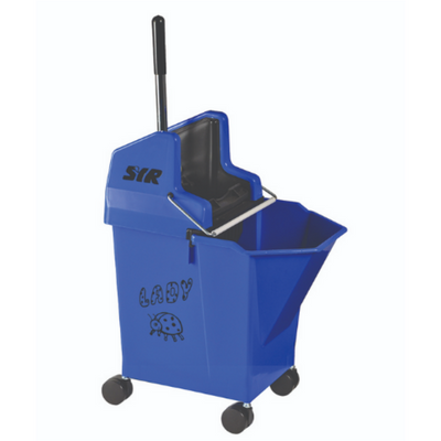 SYR Blue Mobile Mop Bucket & Wringer