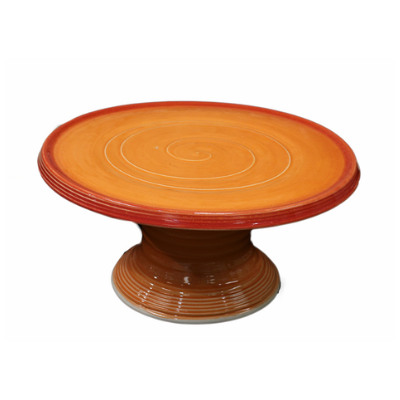 Orange Reactive Cake Stand Plate 11.8" (30cm)