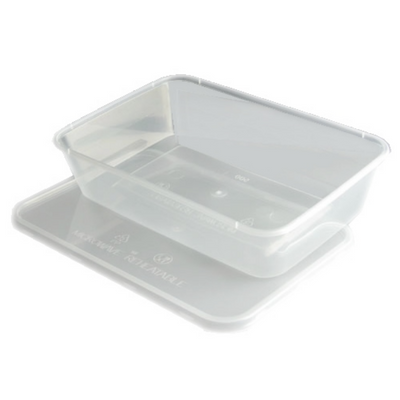 Plastic Take Away Containers 50cl (17.5oz)