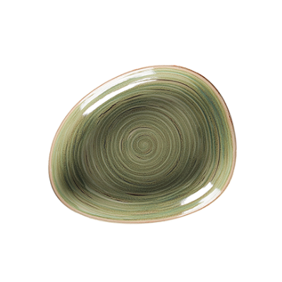 Rakstone Spot Emerald Organic Deep Plate 11" (28cm)