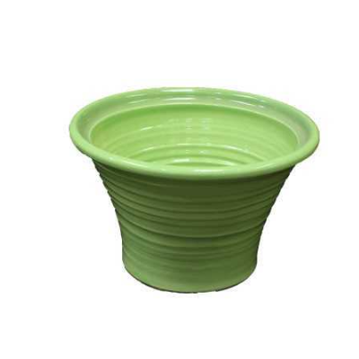 Reactive Lime Green Salad Bowl 10x6.7" (25.5x17cm)