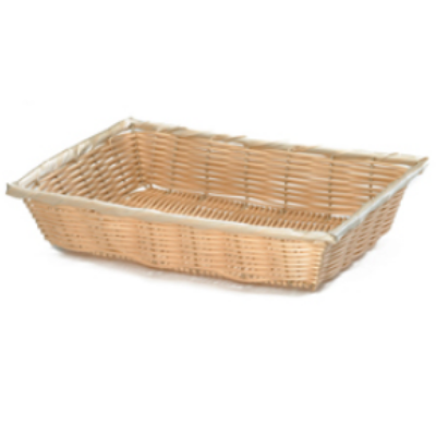 Basket Polyp Willow Rectang 16 X 11 Inch