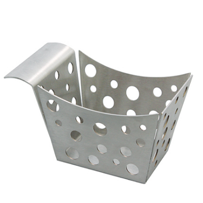 Stainless Steel Side Basket With Circles